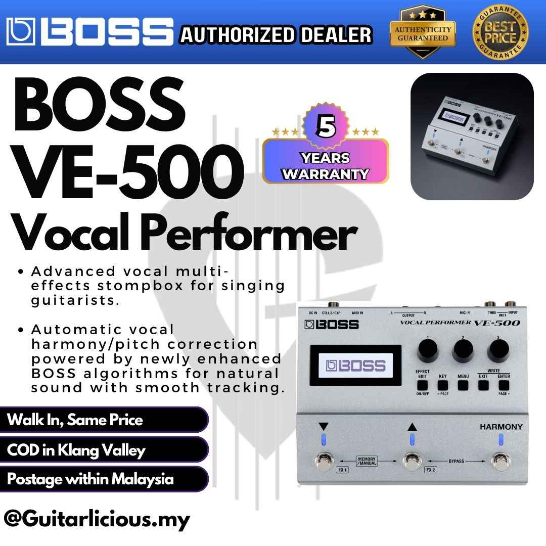 Boss VE-500 Vocal Performer - VE-500 – GUITARLICIOUS