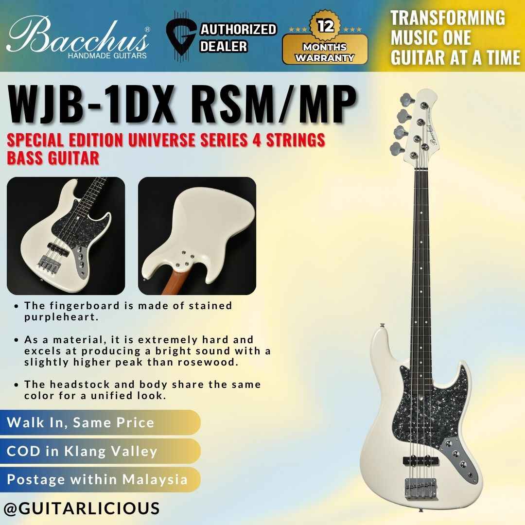 ベース Bacchus since1994 UNIVERSE SERIES Bacchus WJB-1DX RSM/MP Special Edition Universe Series 4 Strings
