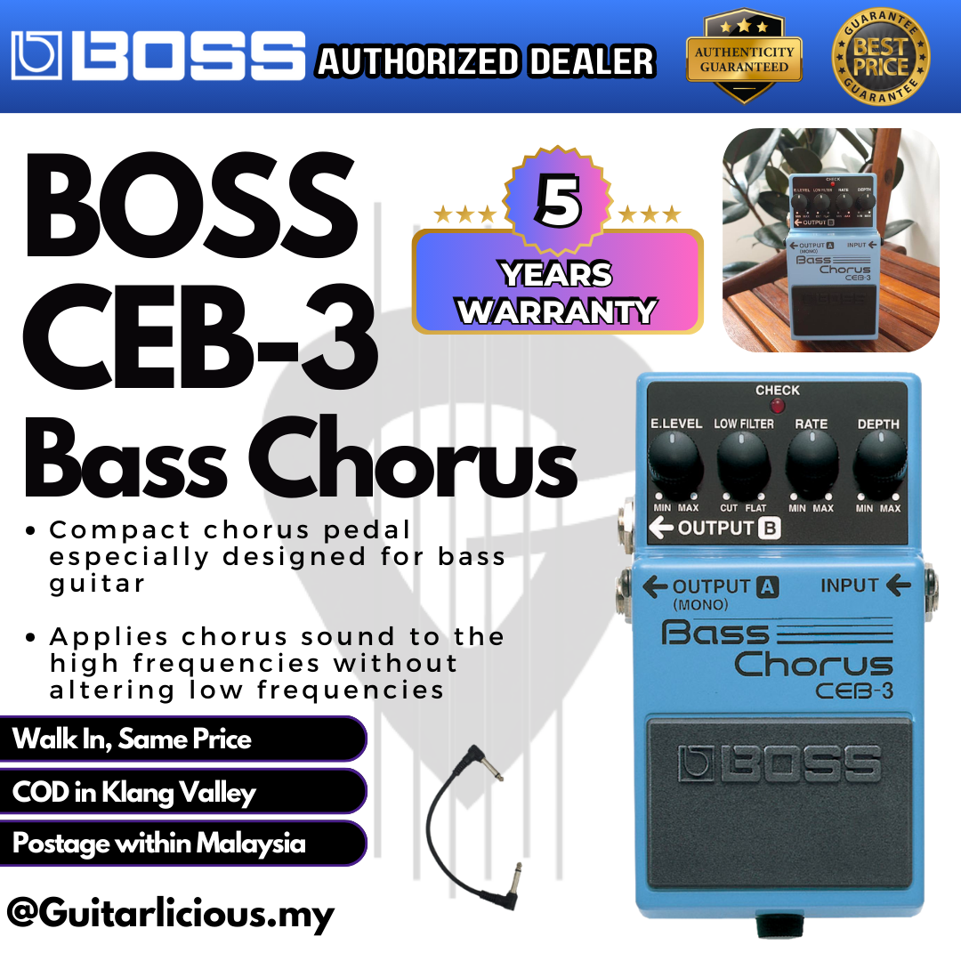 ギター Boss Base Chorus CEB - 3 BOSS CEB-3 BASS CHORUS ベースコーラス | サンフォニックス