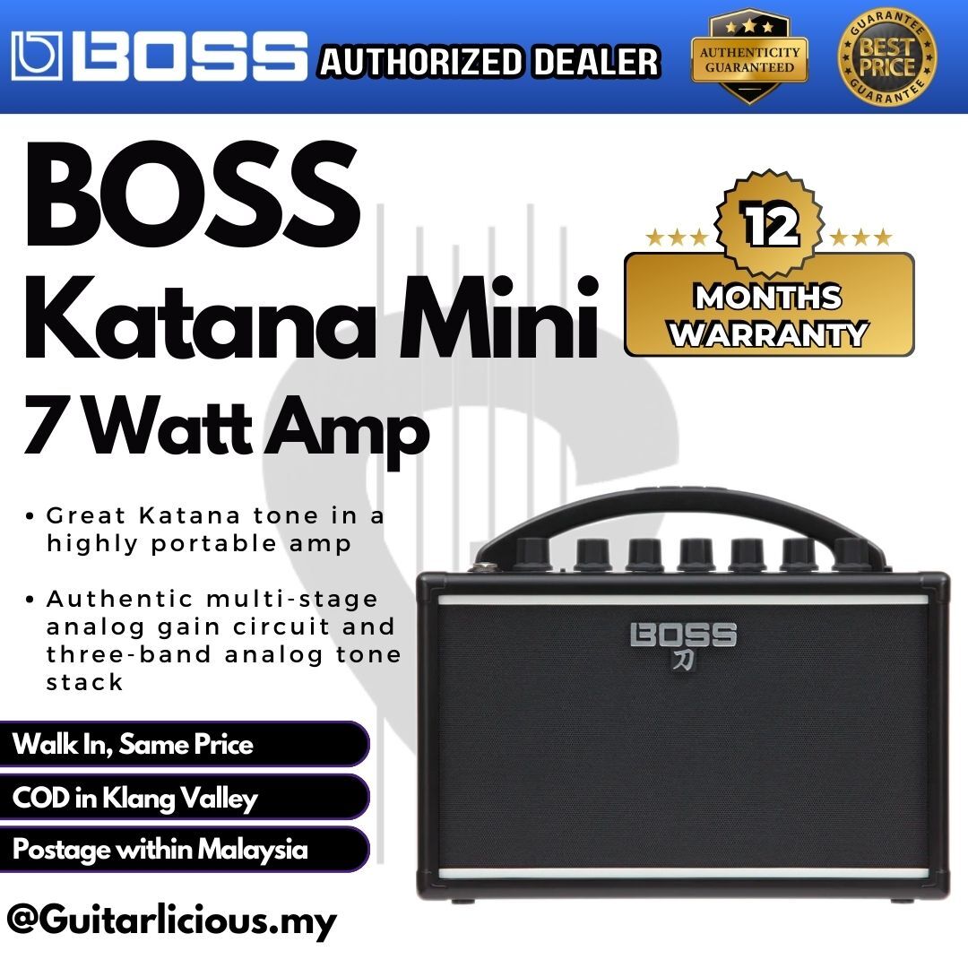 BOSS Katana-Mini 7 watt Combo Guitar Amplifier ( Katana Mini