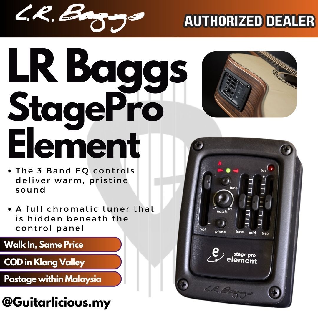 LR Baggs StagePro - Sistema de recogida de guitarra a bordo con recogida de elementos