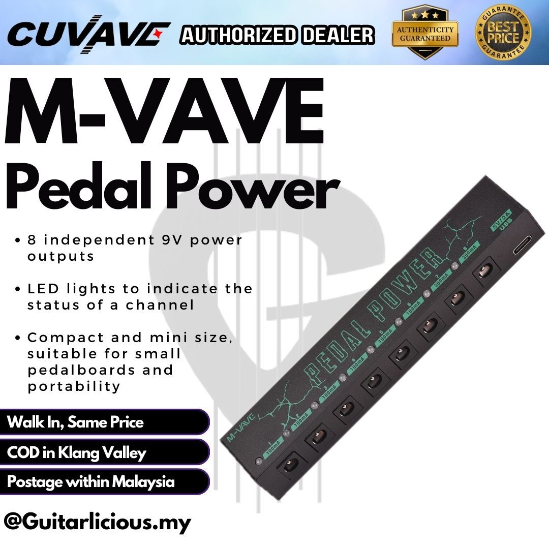 guitar pedal power supply isolated M-Vave Pedal Power, 8 Isolated Ports Guitar Pedal Effect Power Supply –  GUITARLICIOUS