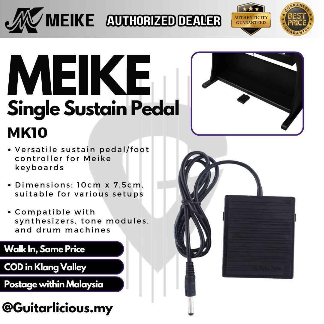best keyboard sustain pedal Meike Sustain Pedal (MK10) – GUITARLICIOUS