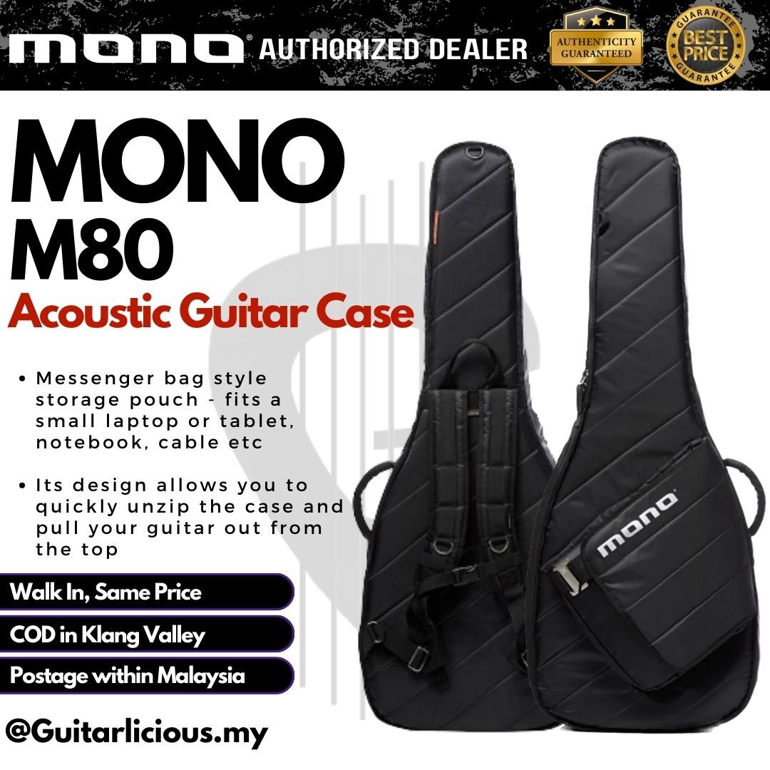 MONO Sleeve Acoustic Guitar Case Bag M80-SAD – GUITARLICIOUS