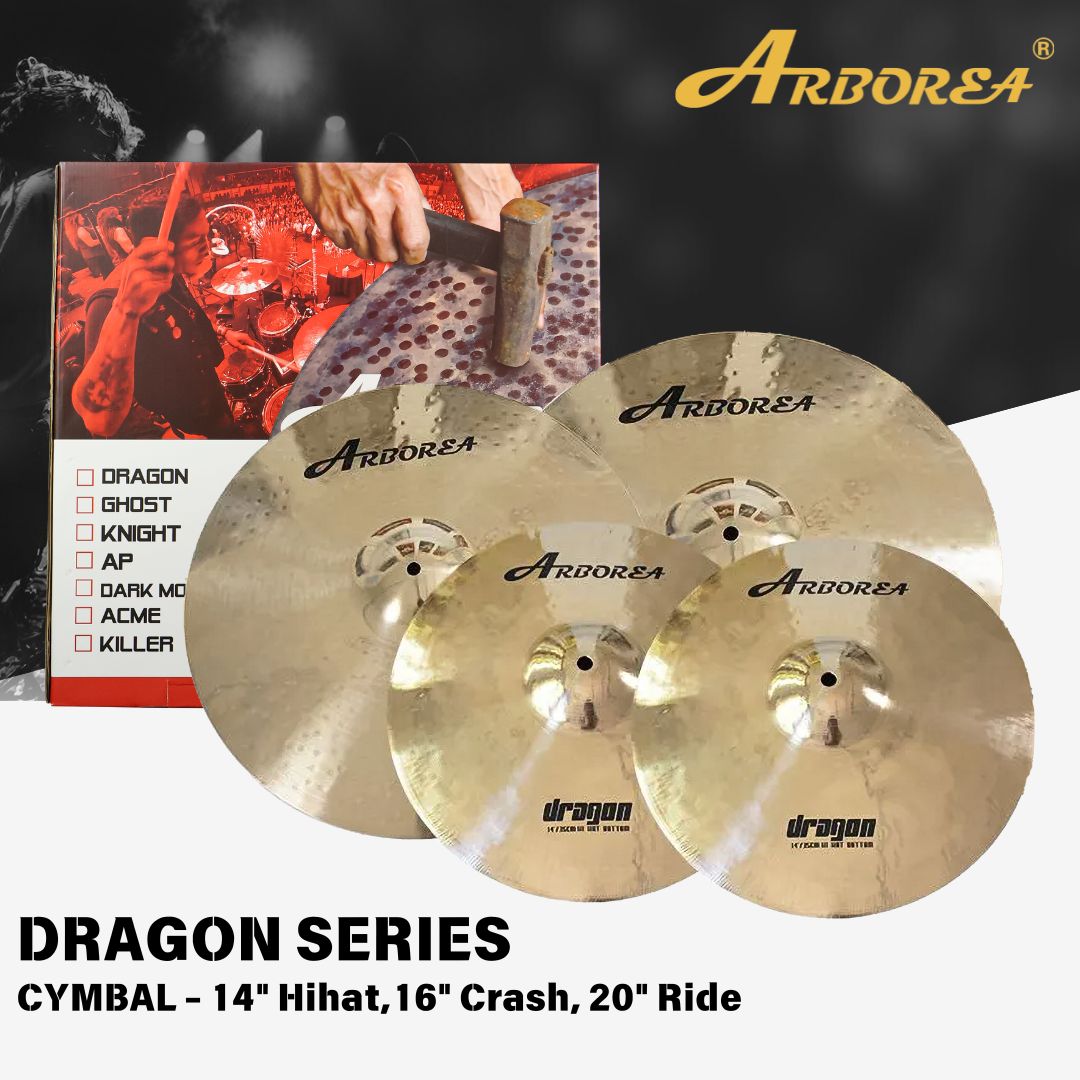 Arborea B20 Dragon Cymbal Set Powerful Bright Tones For Pro Arborea B20 Dragon Cymbal Set Powerful Bright Tones For Pro