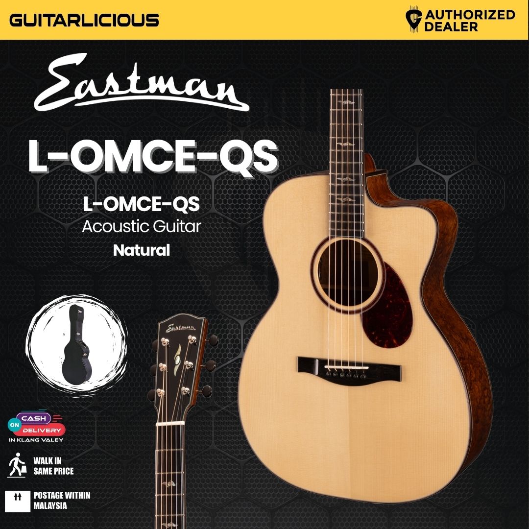 Eastman Guitars L-OMCE-QS Acoustic-electric Guitar - Natural