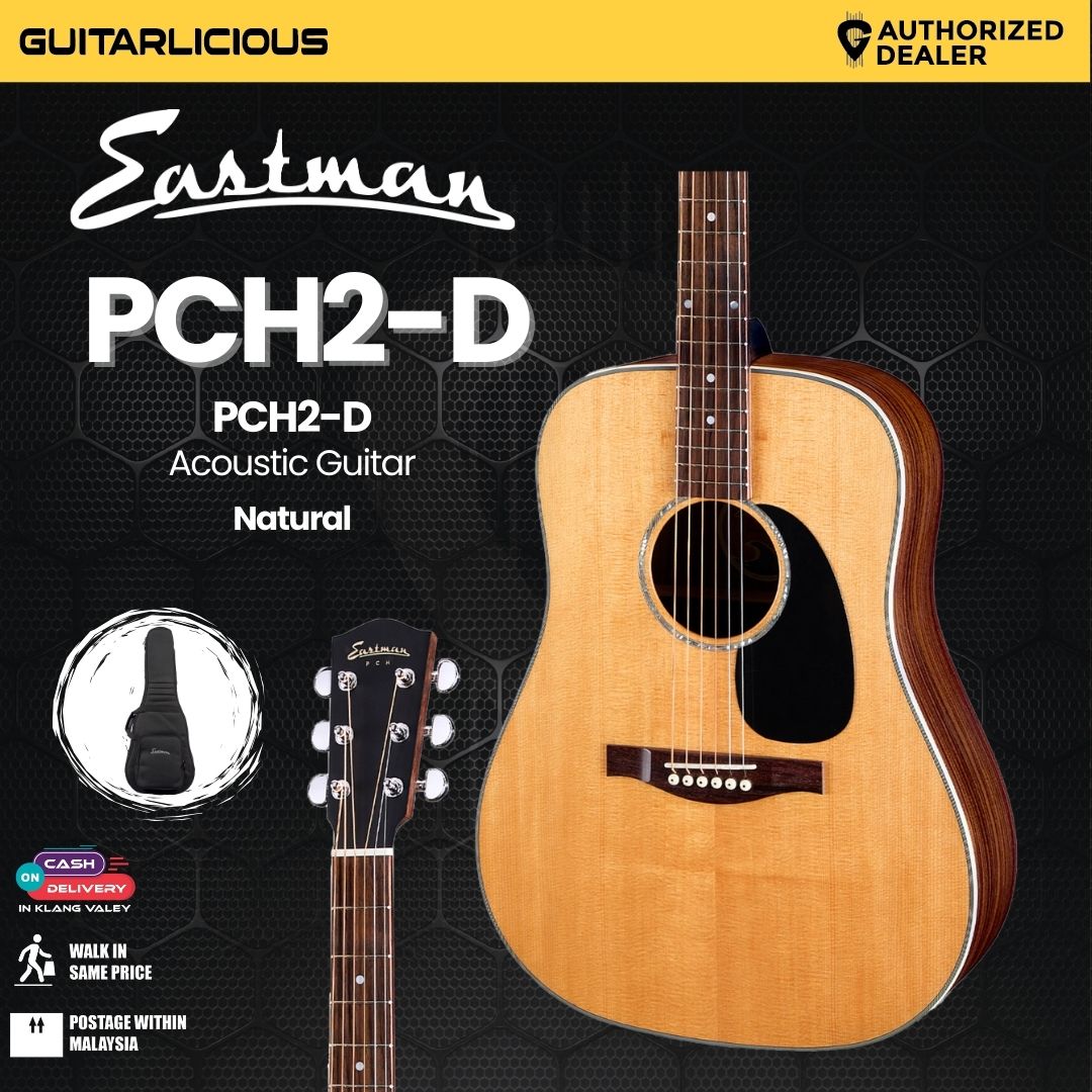 Eastman Guitars PCH2-D Acoustic Guitar - Natural