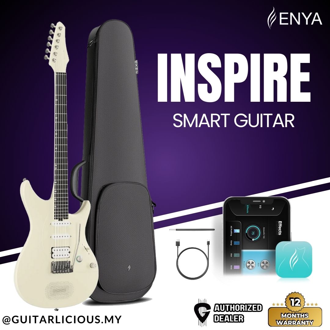 ENYA Inspire Smart Electric Guitar - Beige – GUITARLICIOUS