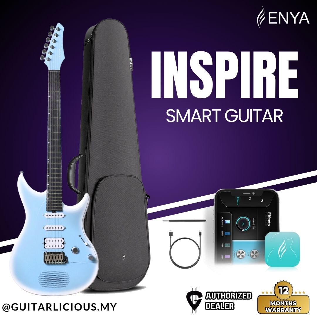 ENYA Inspire Smart Electric Guitar - Light Blue – GUITARLICIOUS