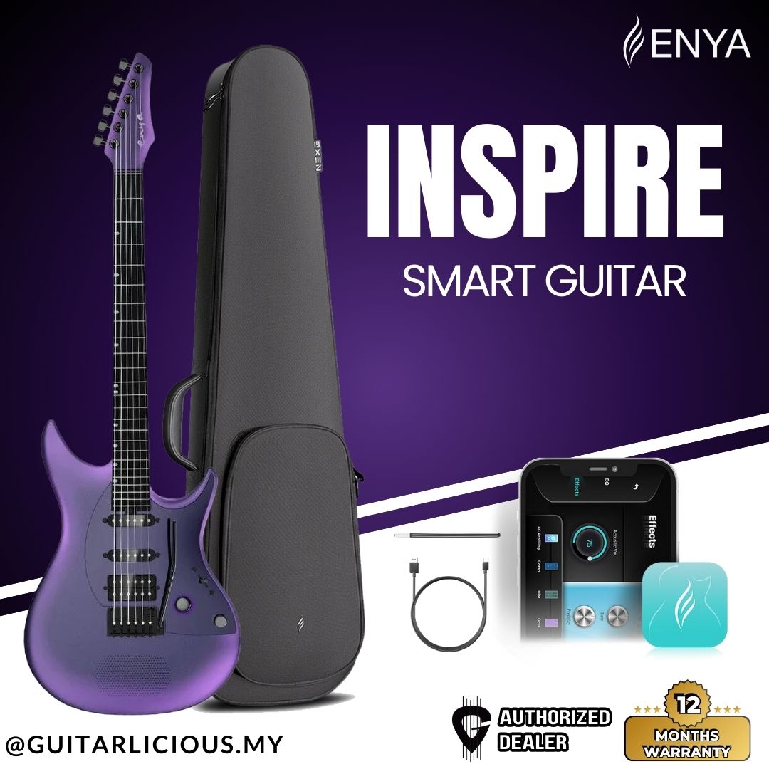 ENYA Inspire Smart Electric Guitar - Royal Purple – GUITARLICIOUS