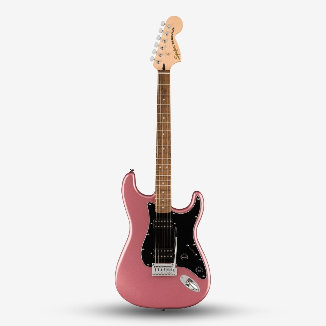 Squier Affinity Series HH Electric Guitar, Laurel FB, Burgundy