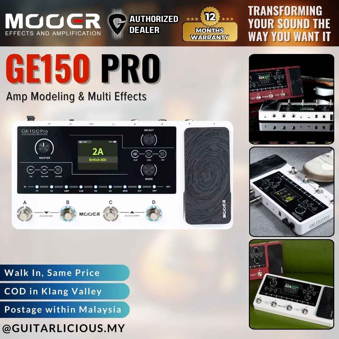 Mooer GE150 PRO - Amp Modeling & Multi Effects (GE-150 PRO