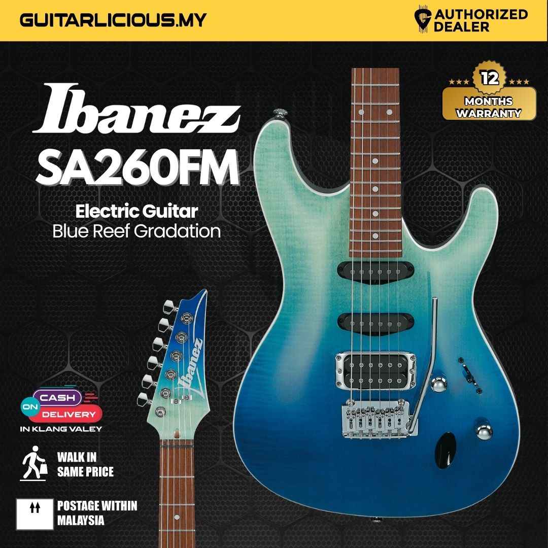 Ibanez SA260FM-BRG Electric Guitar - Blue Reef Gradation