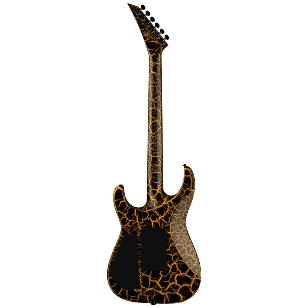Jackson X Soloist SL3X DX Electric Guitar, Yellow Crackle