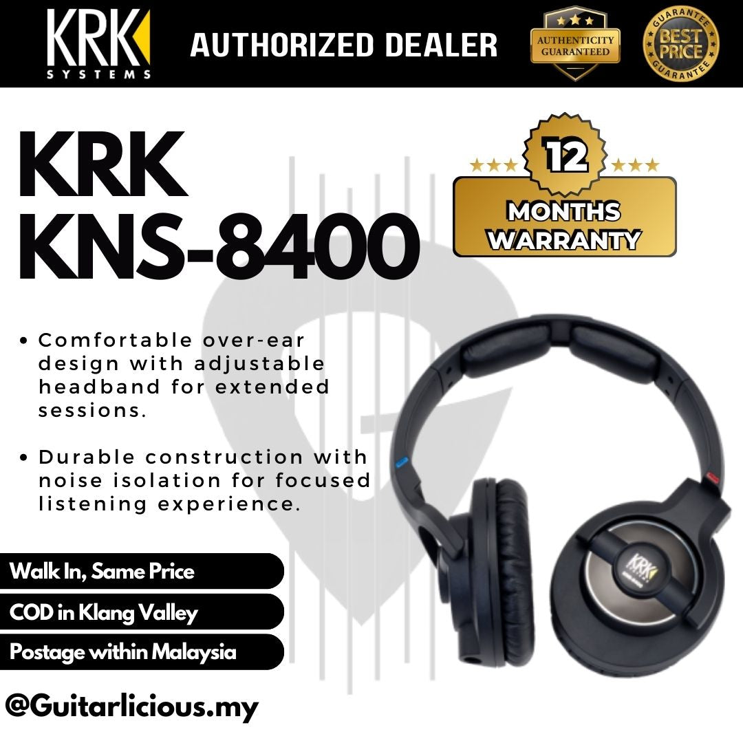 Krk kns 8400 studio monitoring headphones