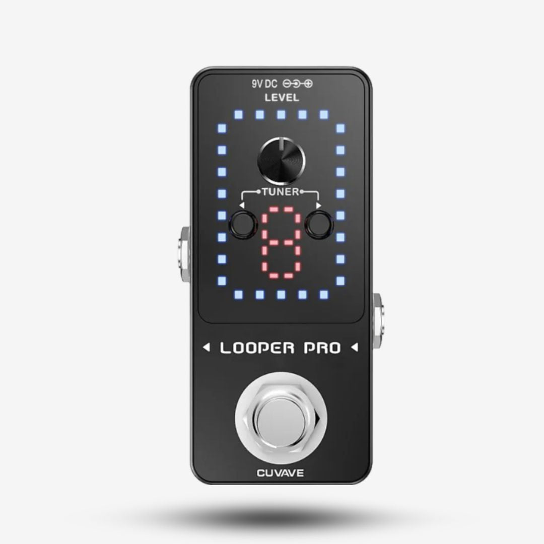online loop pedal M-VAVE Looper Pro Guitar Effect Pedal 9 Loops 40 Minutes Recording Tim –  GUITARLICIOUS