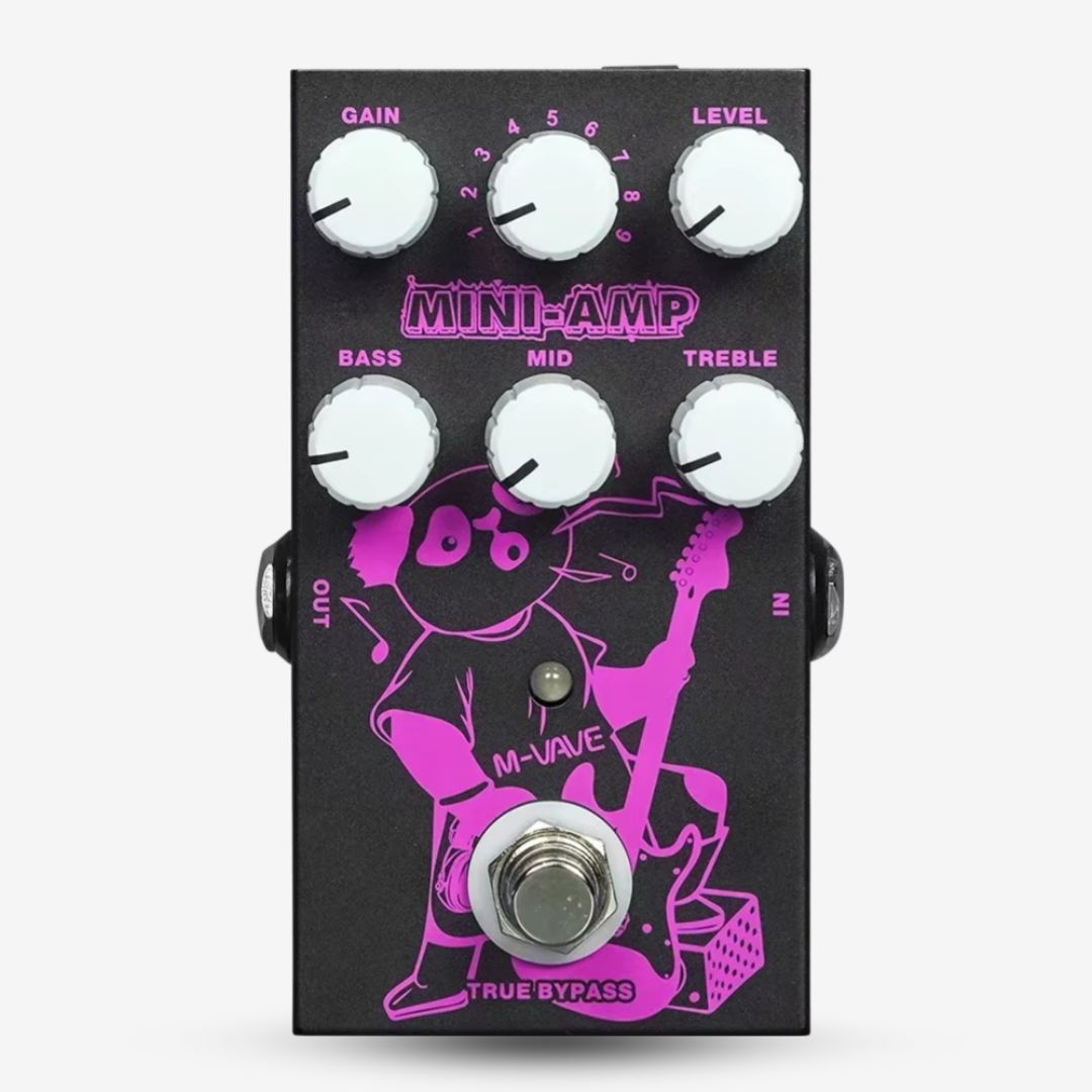 amp modeling pedal M-VAVE MINI-AMP Pre-amp Simulation Effect 9 Classic Effects – GUITARLICIOUS Malaysia Color:Blue B1B - Clear Lens Eahora M1P Plus comfortable leather seat Topeak TetraRack M2 HD or in your bedroom