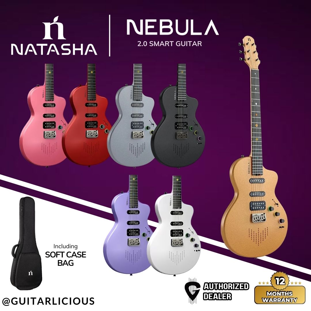 Natasha Nebula 2.0 Smart Electric Guitar – GUITARLICIOUS