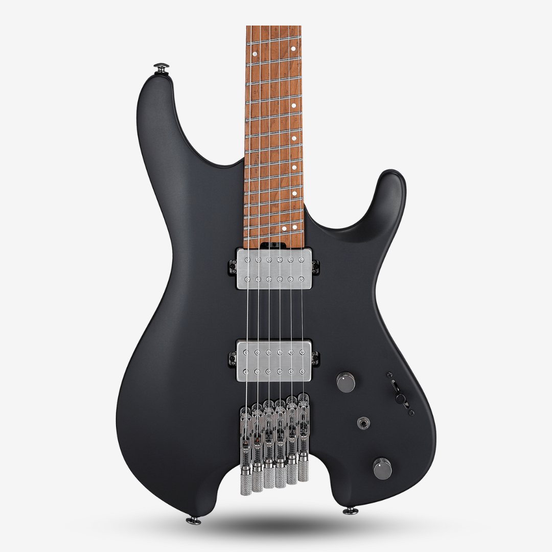 Ibanez QX52 Headless Electric Guitar - Black Flat