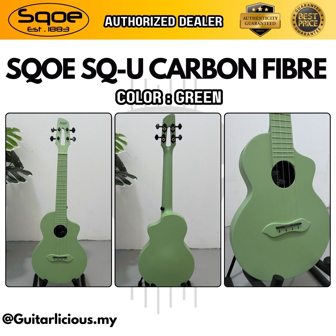 SQOE SQ-U 23 inch Concert Carbon Fiber Body Ukulele ( 23SQU / 23-SQ-U / 23" ) (3)