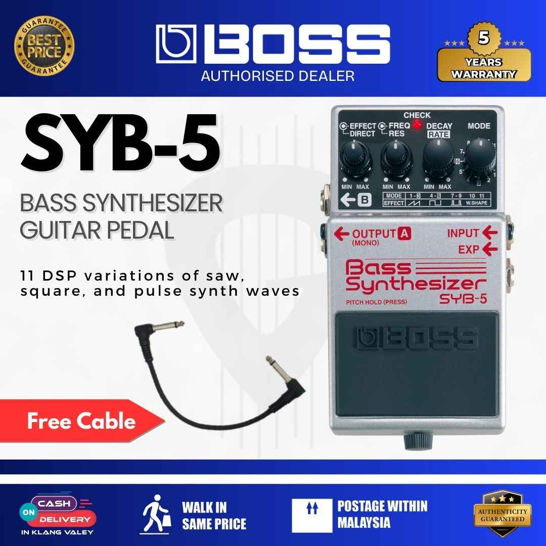 Boss SYB-5 Bass Synthesizer Guitar Pedal – GUITARLICIOUS