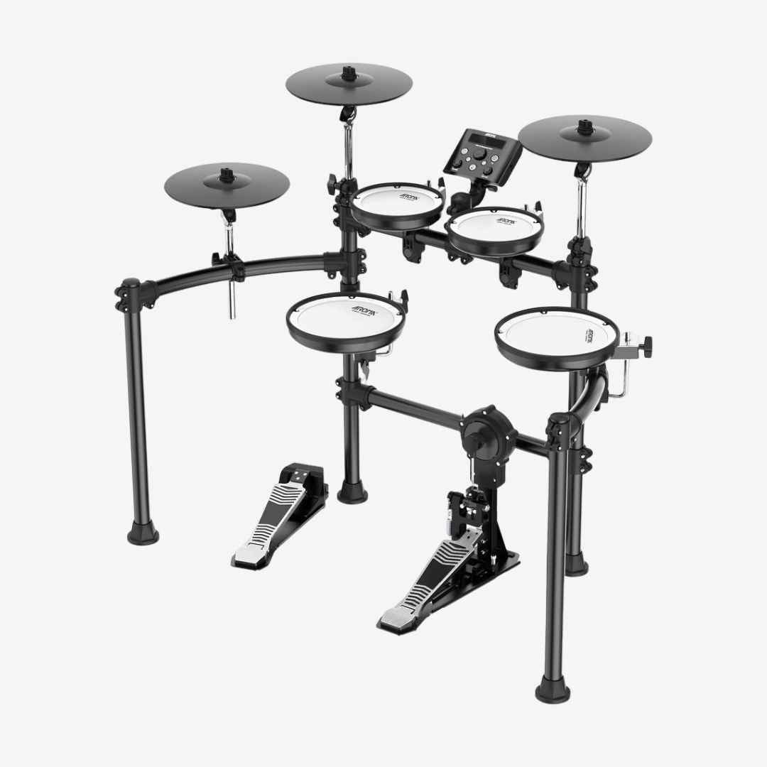 AROMA TDX21 Digital Drum Set with mesh finish drum pad & kick