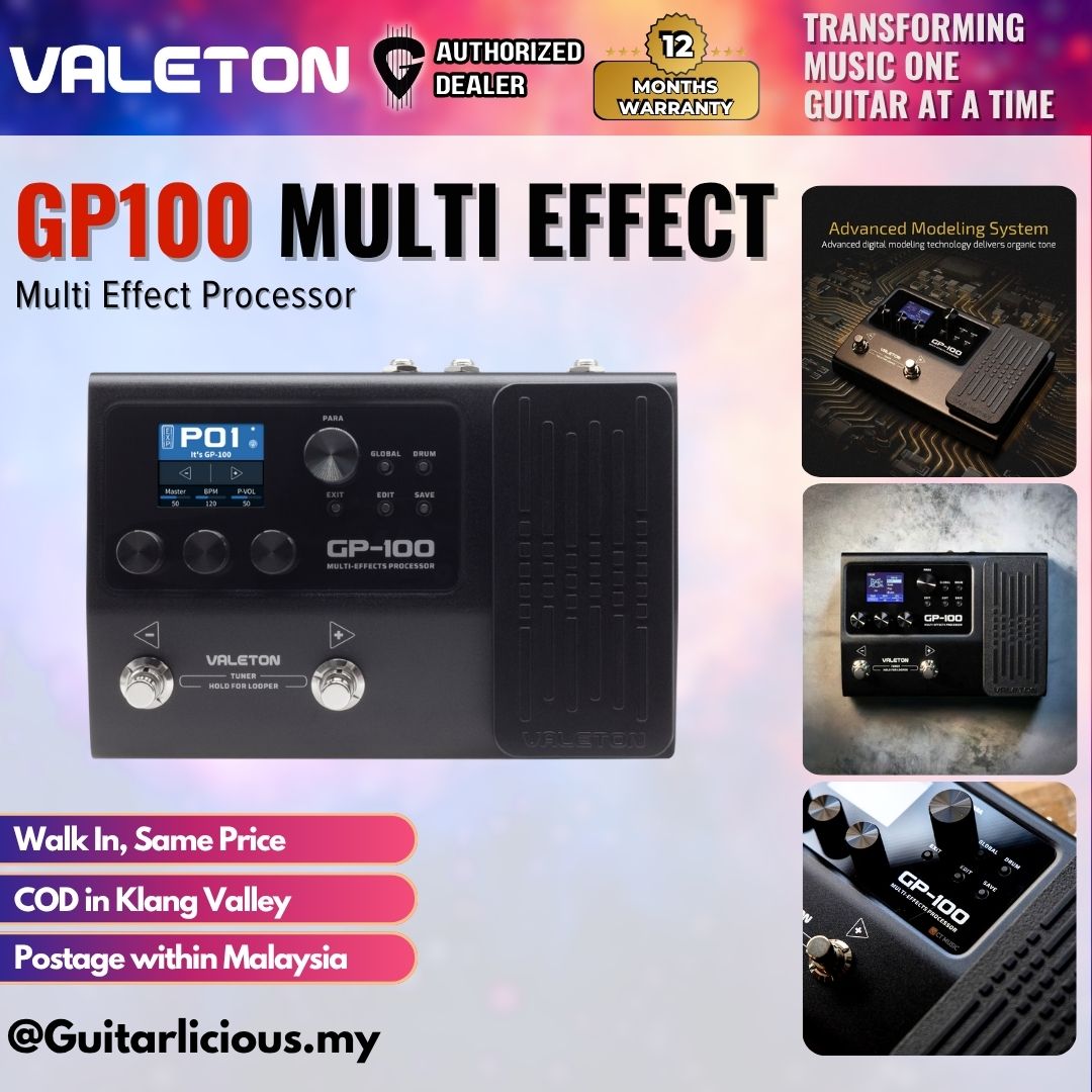 Valeton GP-100 Multi-Effects Processor Pedal Effects ( GP100