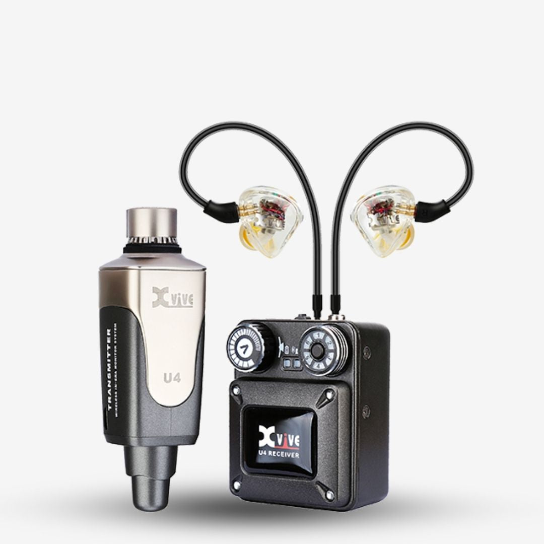 Xvive U4 Wireless In-ear Monitoring System with T9 Earphones / In