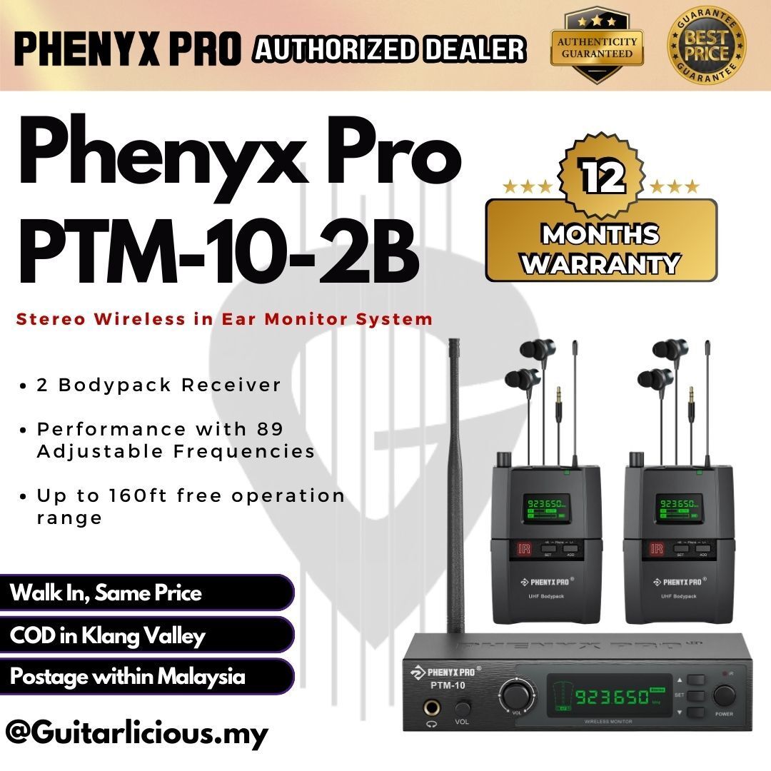 Outlet Wireless In Ear Monitor System PTM-10B