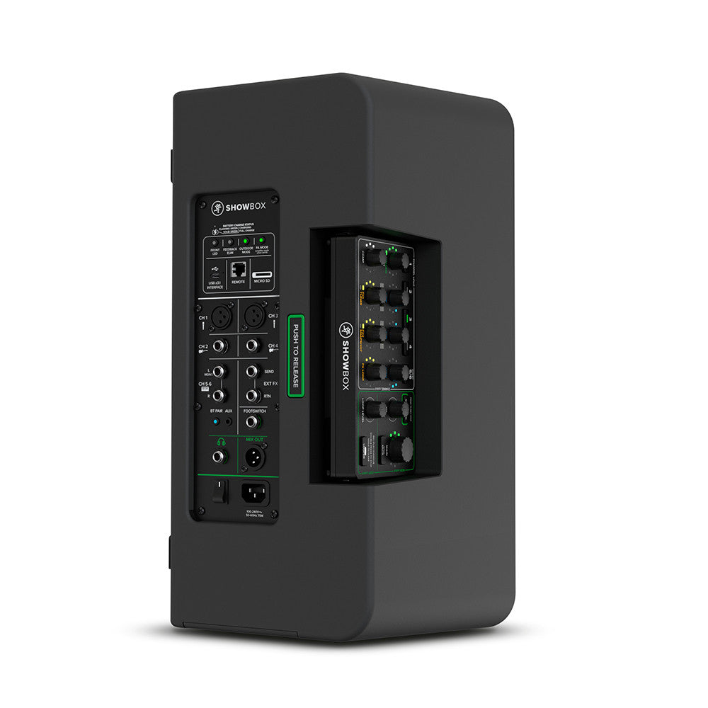 Mackie ShowBox Battery Powered Performance Rig with Breakaway Mix Control