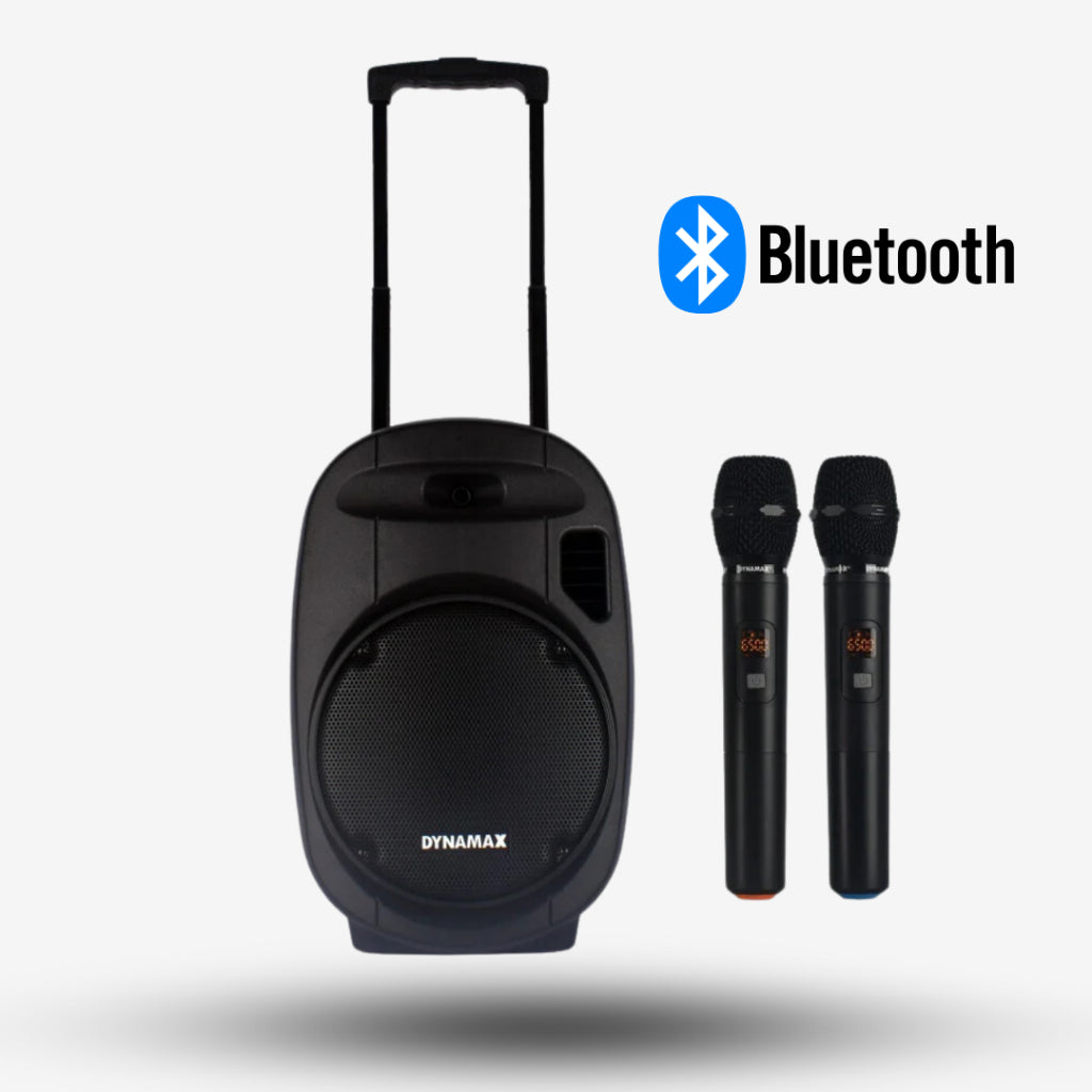 Dynamax Mobile Speaker With Mic Dynamax PRO110A 10 Inch Portable