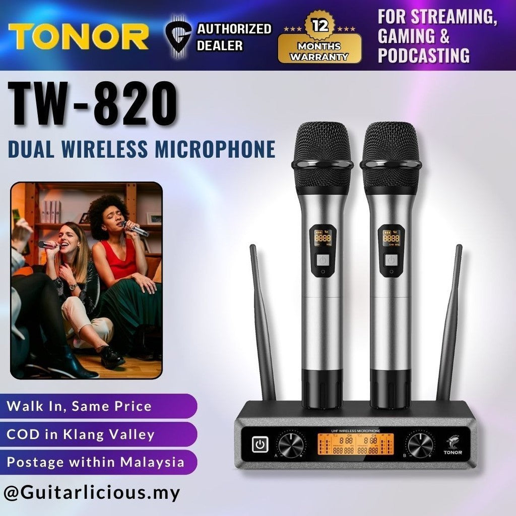 Wireless Microphone,Metal Dual Professional UHF Cordless factory Dynamic Mic Handheld