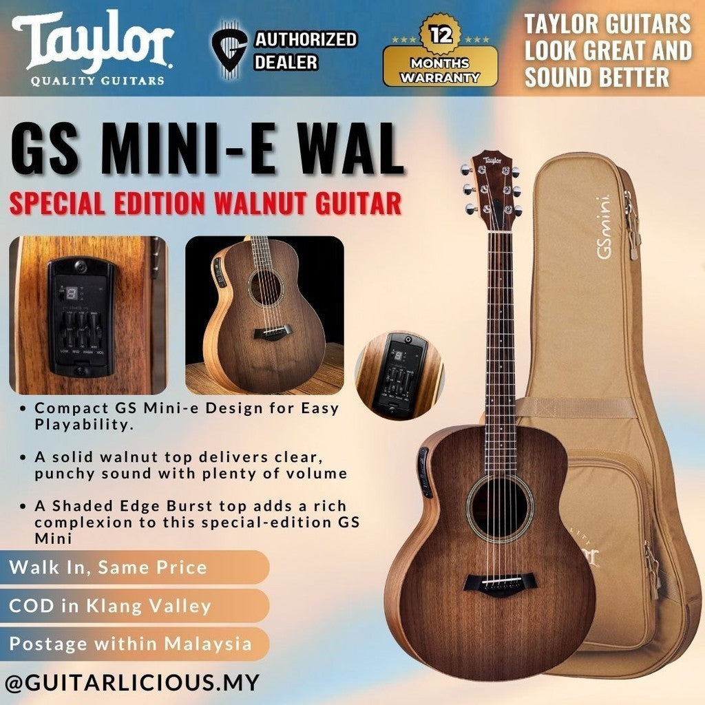 Taylor GS Mini Walnut Taylor GS Mini-e Walnut Special Edition