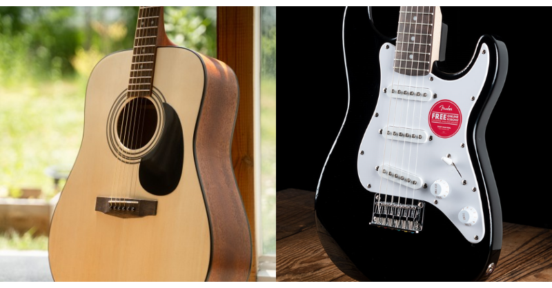 THE ULTIMATE GUIDE TO CHOOSING YOUR FIRST GUITAR : ACOUSTIC VS ELECTRIC