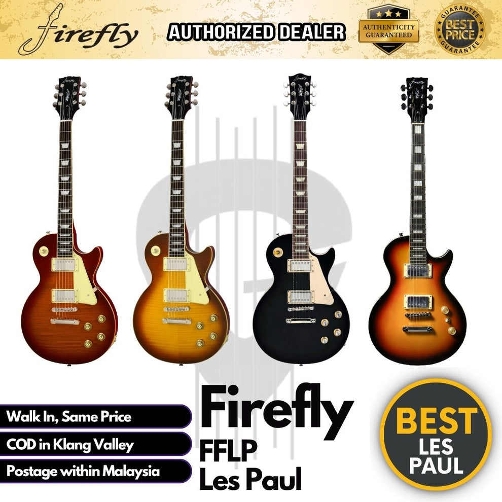 Firefly Les Paul Design Electric Guitar with Closed HH – GUITARLICIOUS