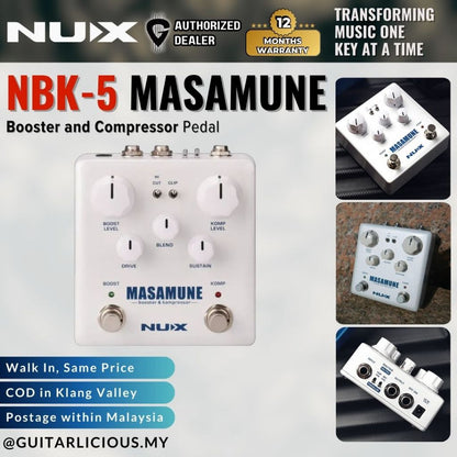 NUX NBK-5 Masamune Booster and Kompressor Pedal ( NBK5 )