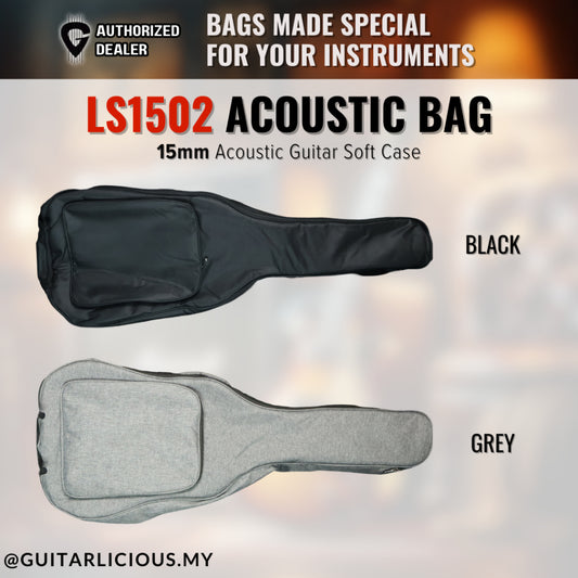 Deluxe 15mm Padded 41inch Acoustic Guitar Bag ( LS1502 / LS 1502 )