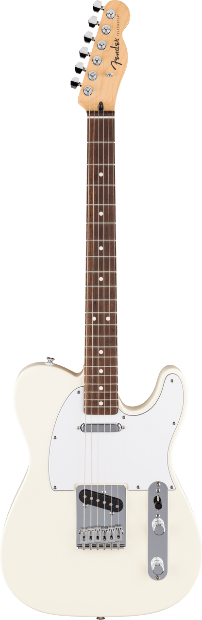Fender Standard Telecaster Electric Guitar, Laurel FB, Olympic White