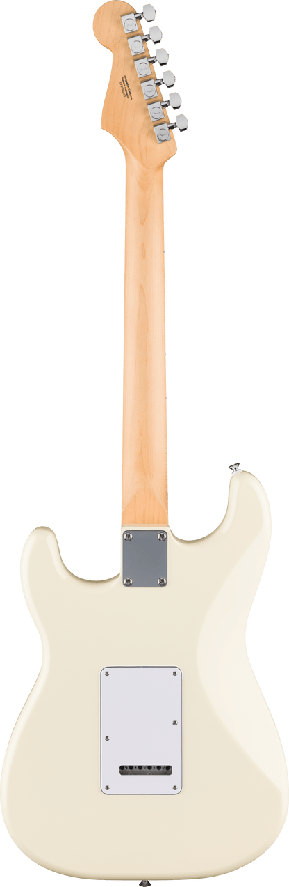 Fender Standard Stratocaster Electric Guitar, Maple FB, Olympic White