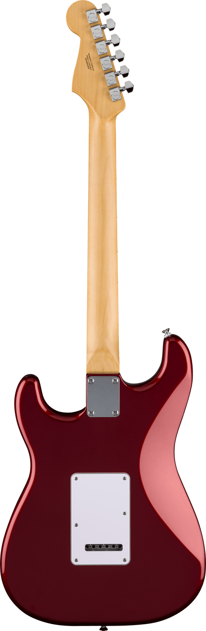 Fender Standard Stratocaster Electric Guitar w/White Pickguard, Maple FB, Candy Cola