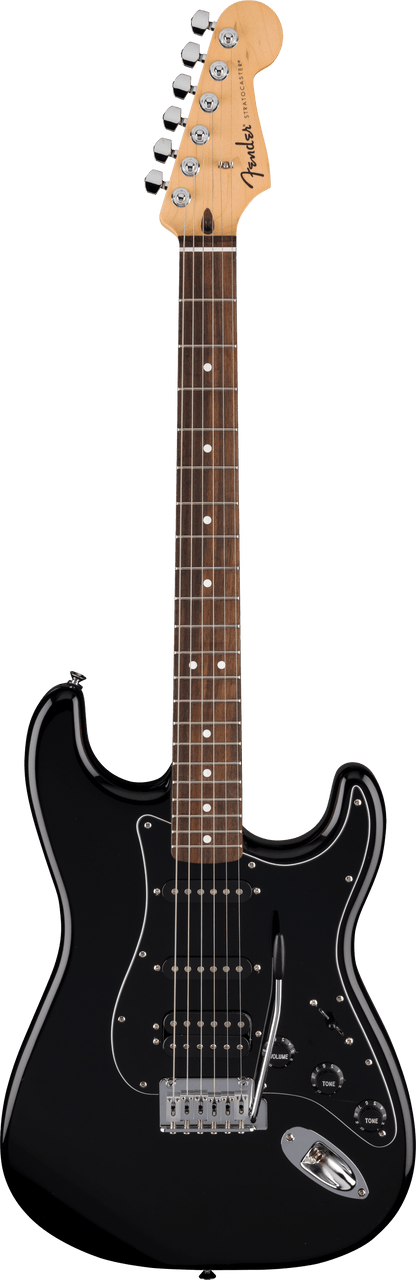 Fender Standard Stratocaster HSS Electric Guitar, Laurel FB, Black
