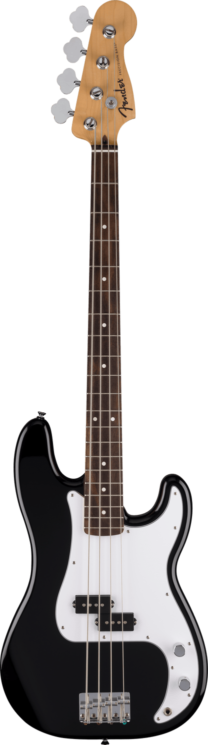 Fender Standard Precision Bass Guitar, Laurel FB, Black