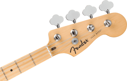 Fender Standard Jazz Bass Guitar, Maple FB, Black