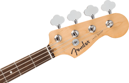Fender Standard Jazz Bass Guitar, Laurel FB, Olympic White