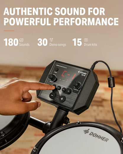 Donner DED-80 Electronic Drum Set - EC3414