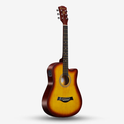 ZETA Series 38 inch Semi Acoustic Guitar with 2 band EQ / Pick Up - ( RCStromm / Gamma )