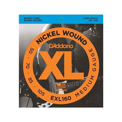 D'Addario EXL160-5 Nickel Wound Bass Guitar Strings - Medium Long Scale 5-string - .050-.135 ( 050-.135)