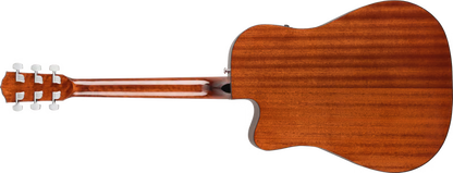 Fender CD-60SCE Dreadnought Acoustic Guitar, Walnut FB - All Mahogany