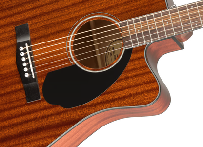 Fender CD-60SCE Dreadnought Acoustic Guitar, Walnut FB - All Mahogany