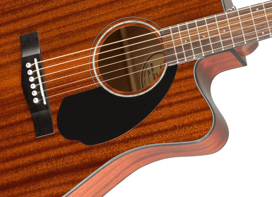 Fender CD-60SCE Dreadnought Acoustic Guitar, Walnut FB - All Mahogany